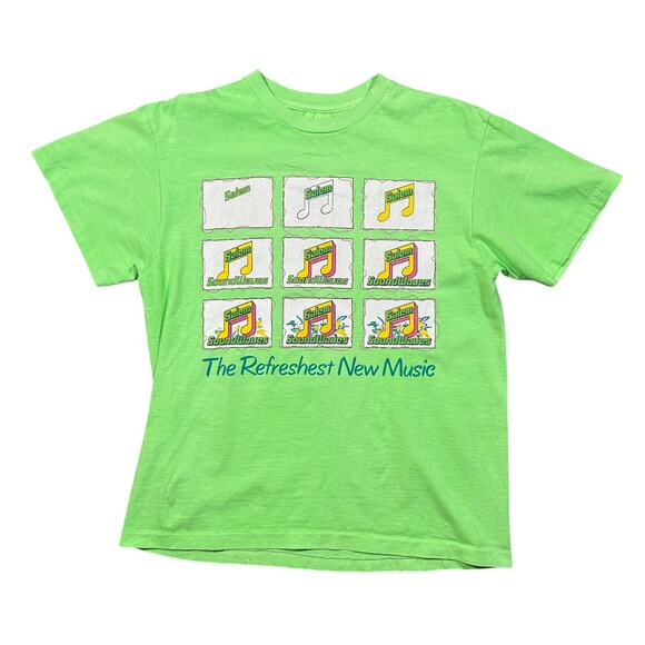 VTG 90s Salem Cigarettes SoundWaves Promo T-Shirt Ultimo Tag Tobacco - Picture 1 of 4